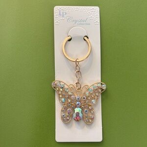 Butterfly Keychain- Gold